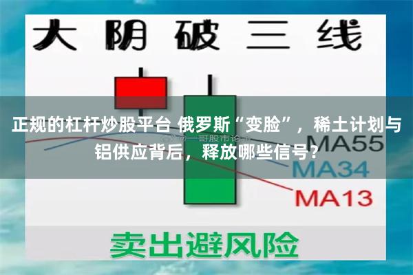 正规的杠杆炒股平台 俄罗斯“变脸”，稀土计划与铝供应背后，释放哪些信号？