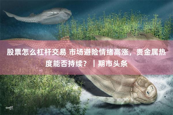 股票怎么杠杆交易 市场避险情绪高涨，贵金属热度能否持续？｜期市头条