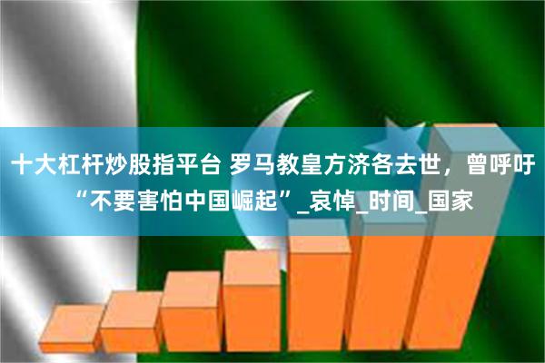 十大杠杆炒股指平台 罗马教皇方济各去世，曾呼吁“不要害怕中国崛起”_哀悼_时间_国家